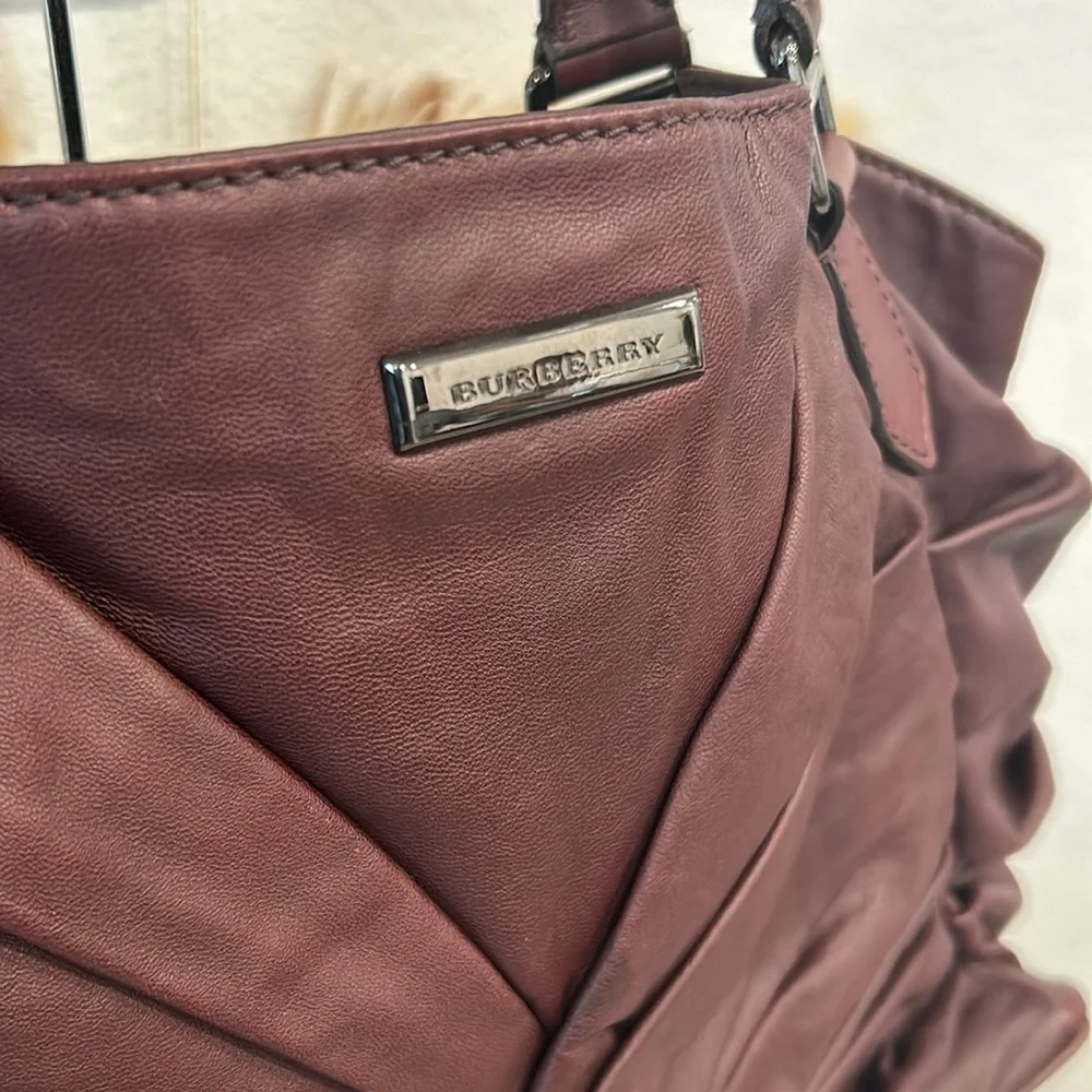 BURBERRY Leather Shoulder Bag - Picture 8 of 14